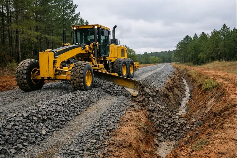 gravel driveway grading