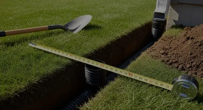 how deep to bury gutter drainage pipe a detailed guide