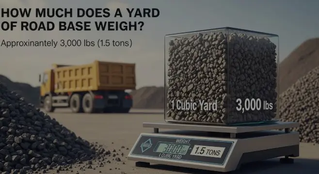 How Much Does a Yard of Road Base Weigh